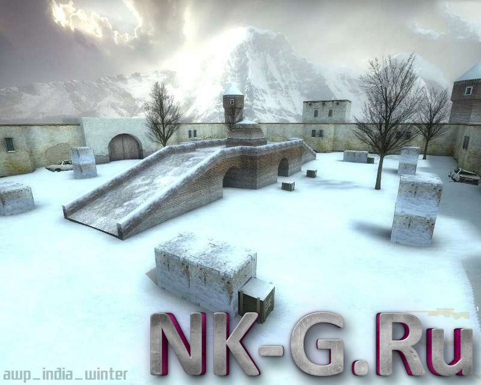 Карта awp_india_winter для CS:GO