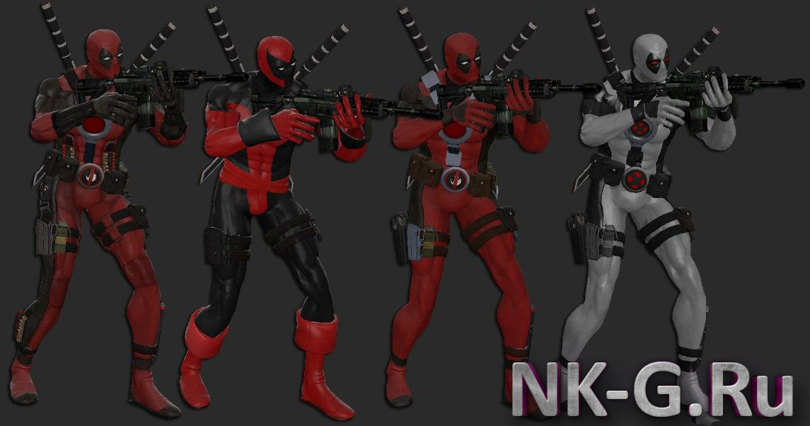 Скачать пак моделей террористов Deadpool T Pack для CSS